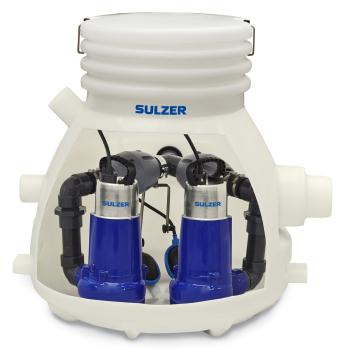 ABS Sulzer Schmutzwasser-Fertigschacht Sanisett Überflurinstallation -  07565410